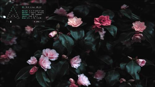 Скриншот: Arch Linux Hyprland