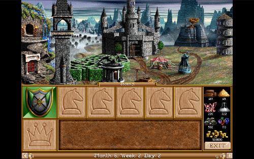 Скриншот: Heroes of Might and Magic II, обновление 1.0.7
