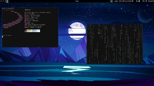 Скриншот: Sway и Devuan Chimaera 4.0 