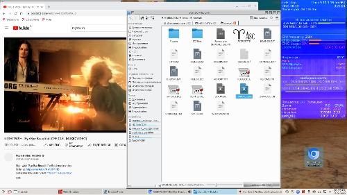 Скриншот: Debian 11 иксы, KDE
