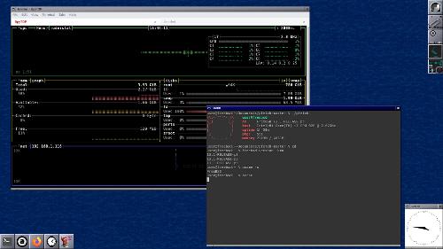 Скриншот: Window maker и FreeBSD 13.1